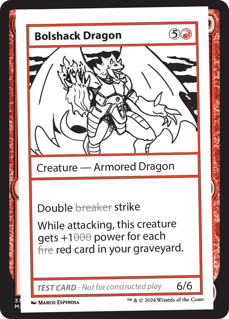 Bolshack Dragon [Mystery Booster 2 Playtest Cards] | Impulse Games and Hobbies