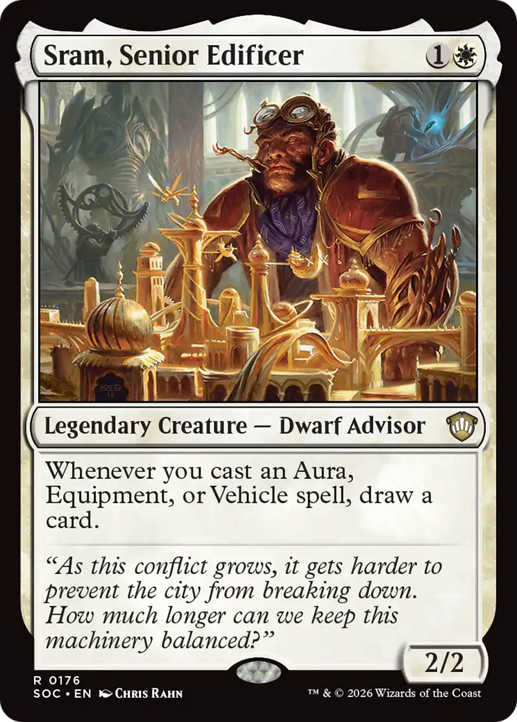 Sram, Senior Edificer [Secrets of Strixhaven Commander] | Impulse Games and Hobbies