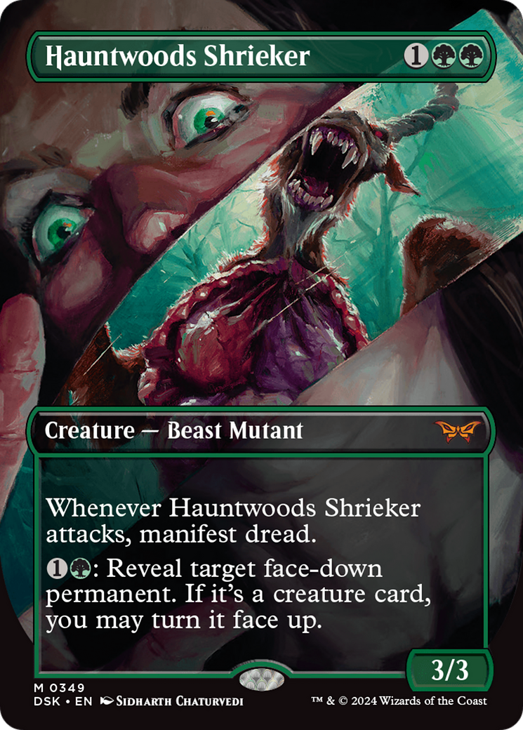 Hauntwoods Shrieker (Borderless) [Duskmourn: House of Horror] | Impulse Games and Hobbies