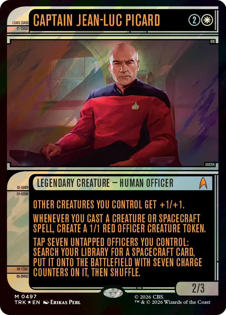 Captain Jean-Luc Picard (Showcase) (Surge Foil) [Star Trek] | Impulse Games and Hobbies