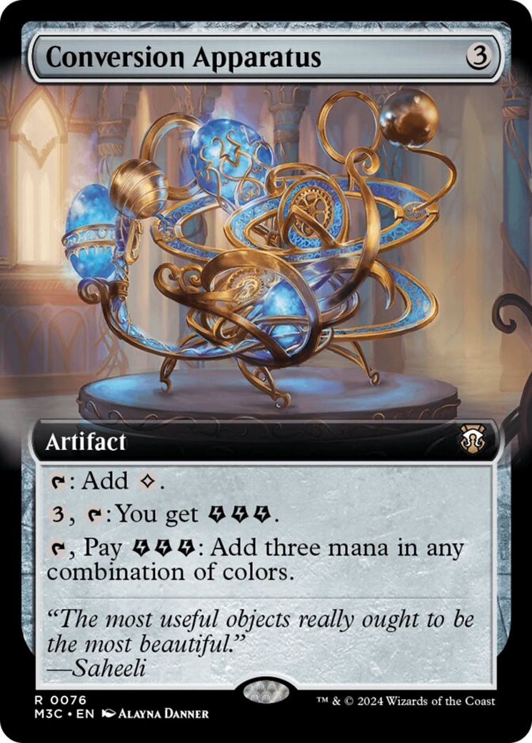 Conversion Apparatus (Extended Art) (Ripple Foil) [Modern Horizons 3 Commander] | Impulse Games and Hobbies