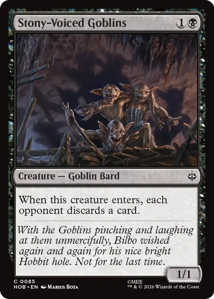 Stony-Voiced Goblins [The Hobbit] | Impulse Games and Hobbies