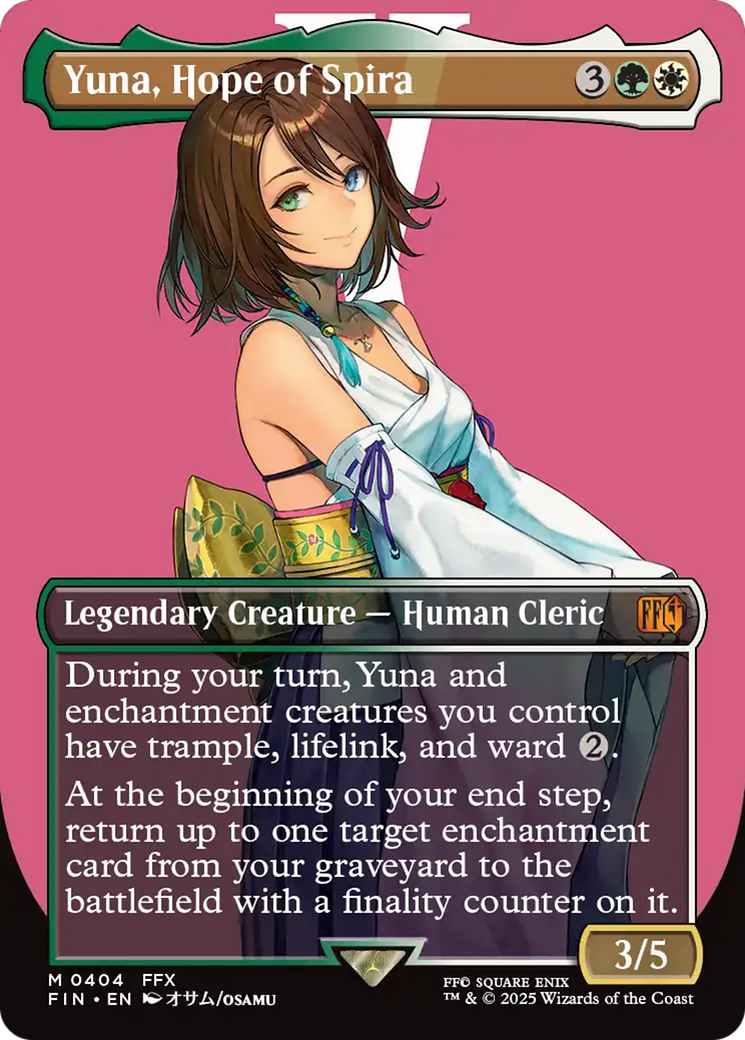 Yuna, Hope of Spira (Borderless) [FINAL FANTASY] | Impulse Games and Hobbies