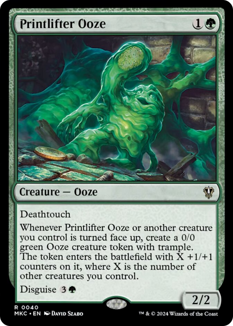 Printlifter Ooze [Murders at Karlov Manor Commander] | Impulse Games and Hobbies