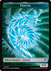Fractal (0004) // Elemental (0002) Double-Sided Token [Secrets of Strixhaven Tokens] | Impulse Games and Hobbies