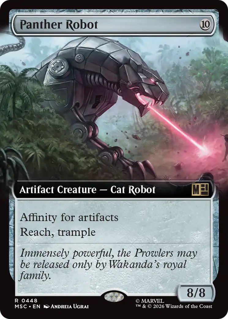Panther Robot (Extended Art) [Marvel Super Heroes Commander] | Impulse Games and Hobbies