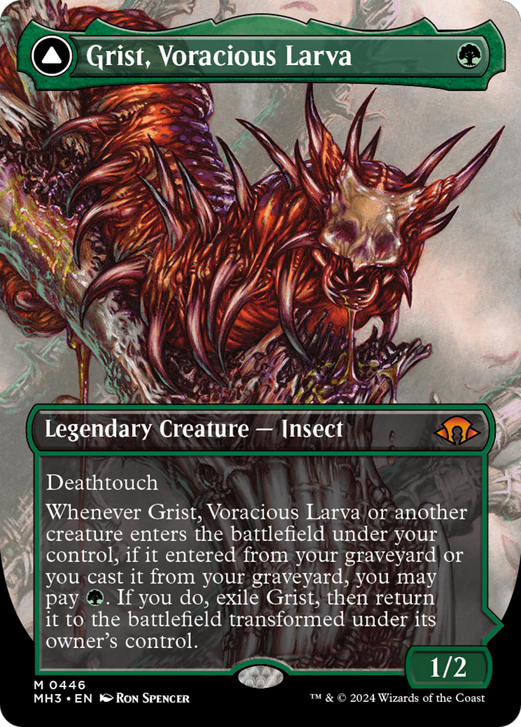 Grist, Voracious Larva // Grist, the Plague Swarm (Borderless) [Modern Horizons 3] | Impulse Games and Hobbies