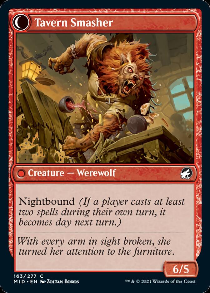 Tavern Ruffian // Tavern Smasher [Innistrad: Midnight Hunt] | Impulse Games and Hobbies