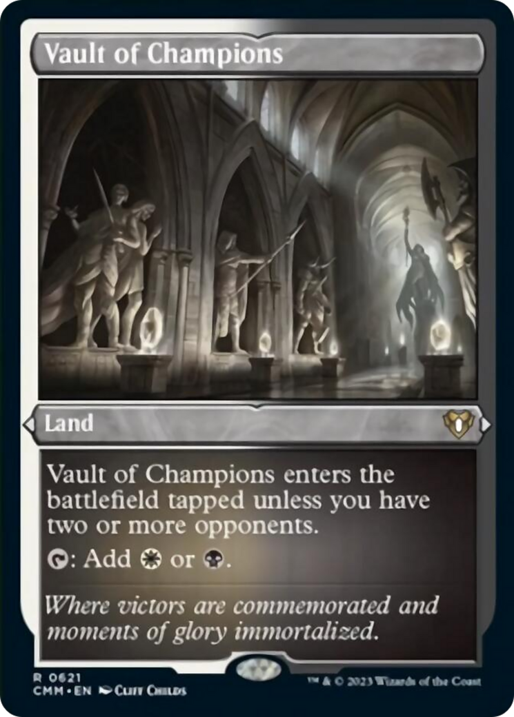 Vault of Champions (Foil Etched) [Commander Masters] | Impulse Games and Hobbies