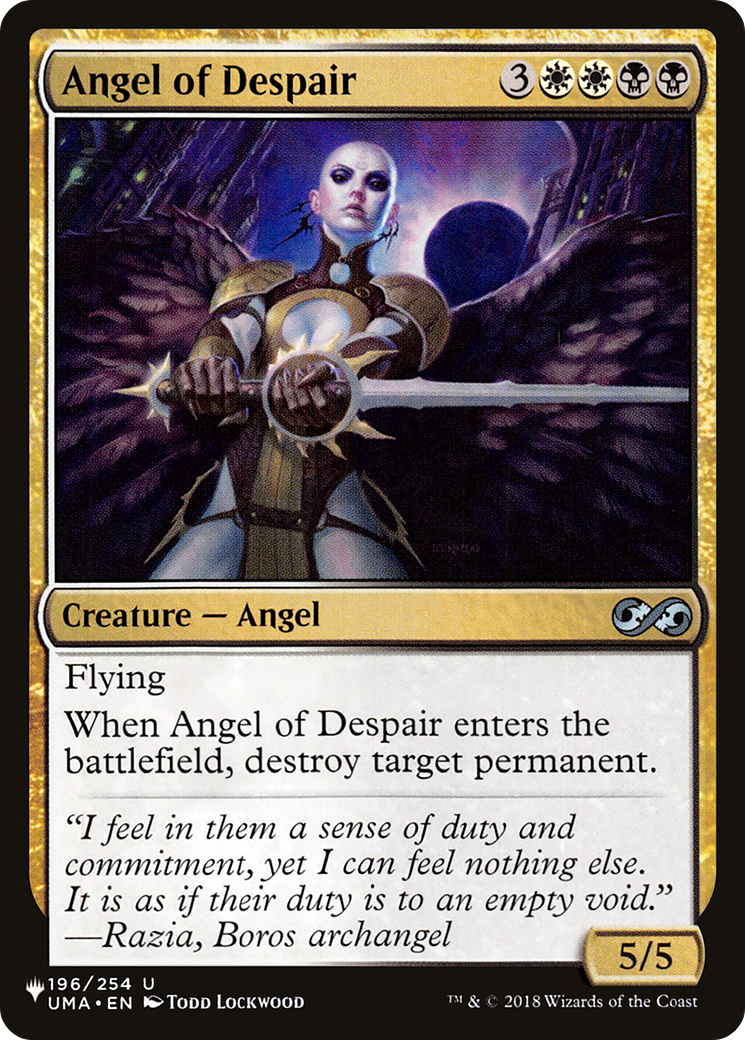 Angel of Despair [The List] | Impulse Games and Hobbies