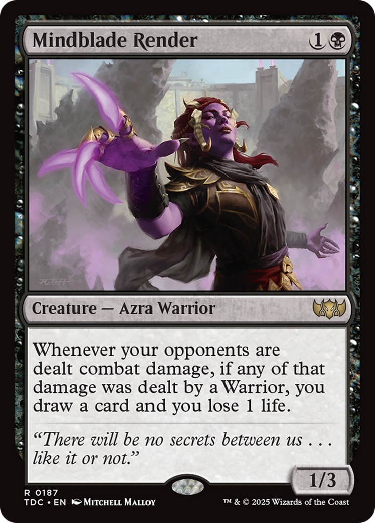Mindblade Render [Tarkir: Dragonstorm Commander] | Impulse Games and Hobbies