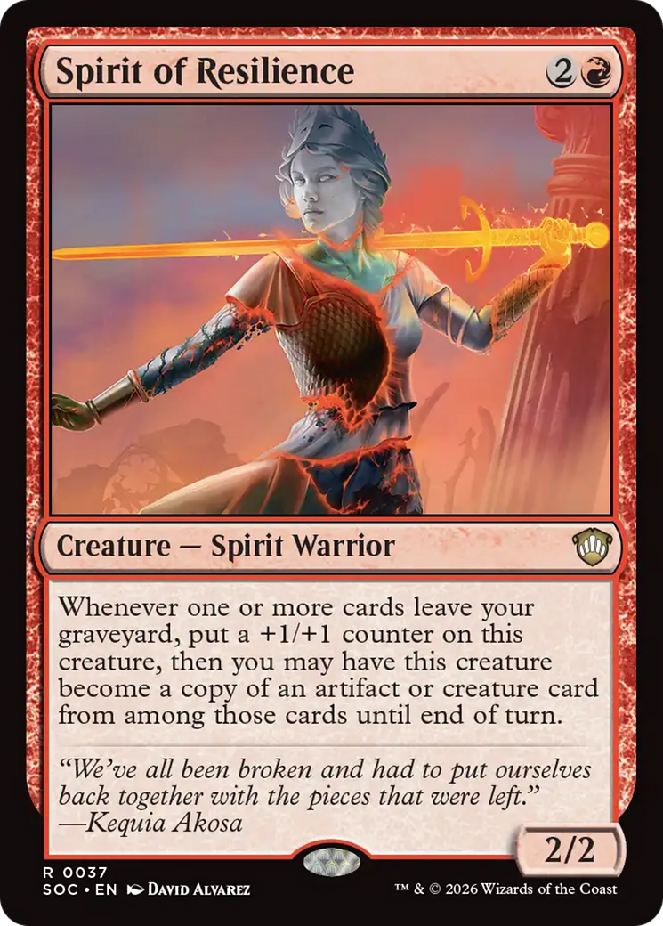 Spirit of Resilience [Secrets of Strixhaven Commander] | Impulse Games and Hobbies