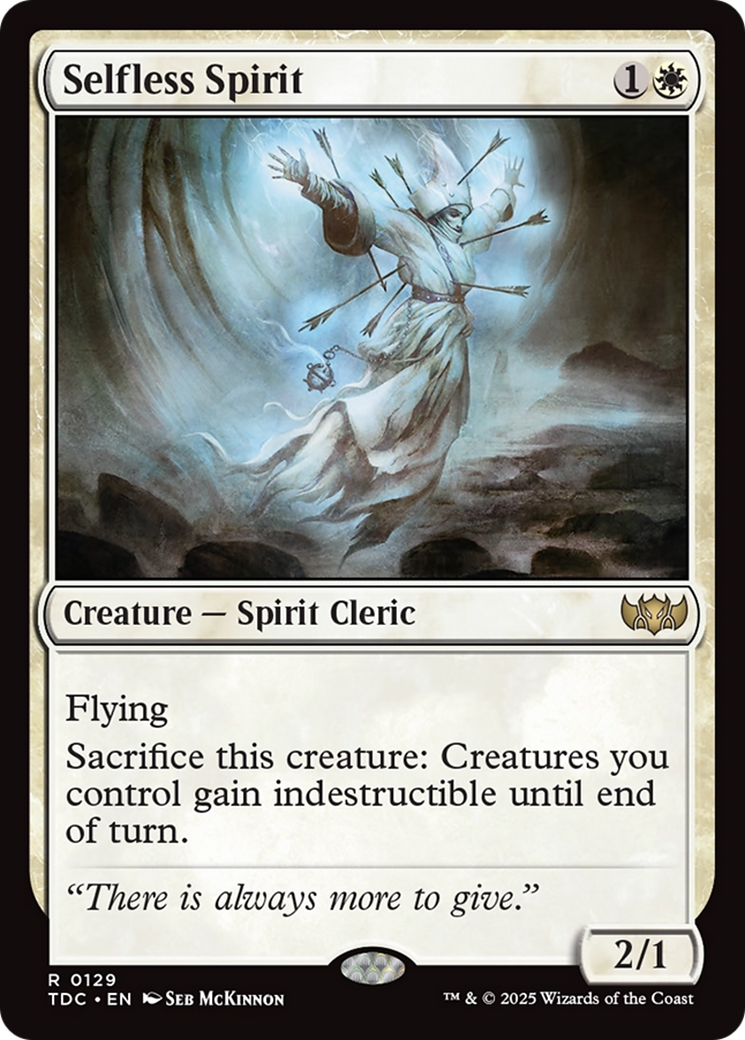 Selfless Spirit [Tarkir: Dragonstorm Commander] | Impulse Games and Hobbies