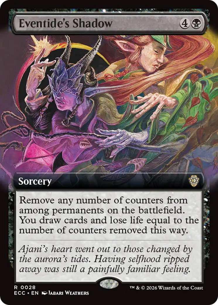 Eventide's Shadow (Extended Art) [Lorwyn Eclipsed Commander] | Impulse Games and Hobbies