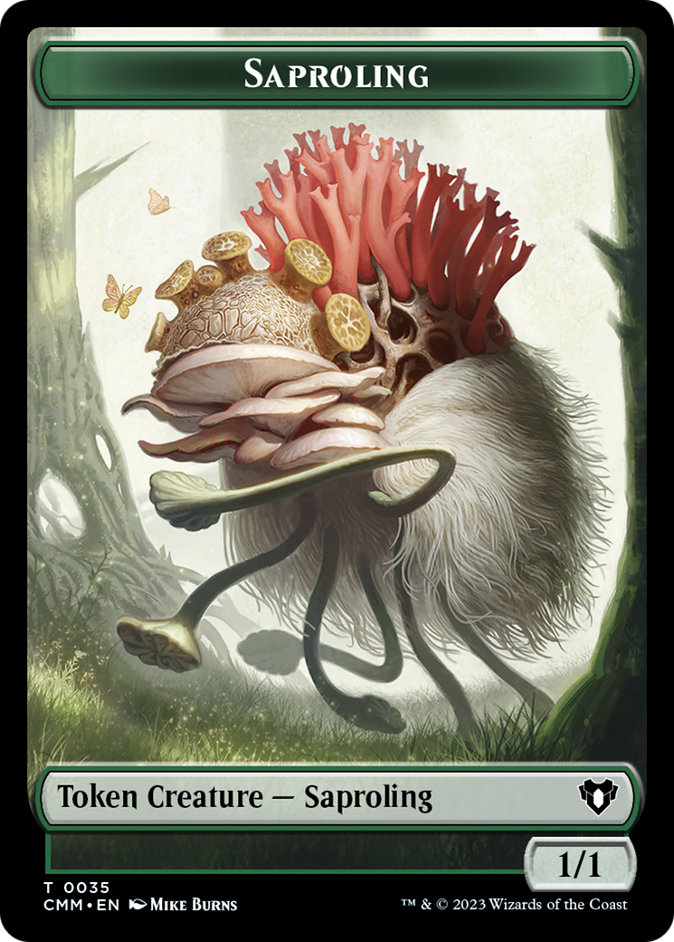 Saproling Token [Commander Masters Tokens] | Impulse Games and Hobbies