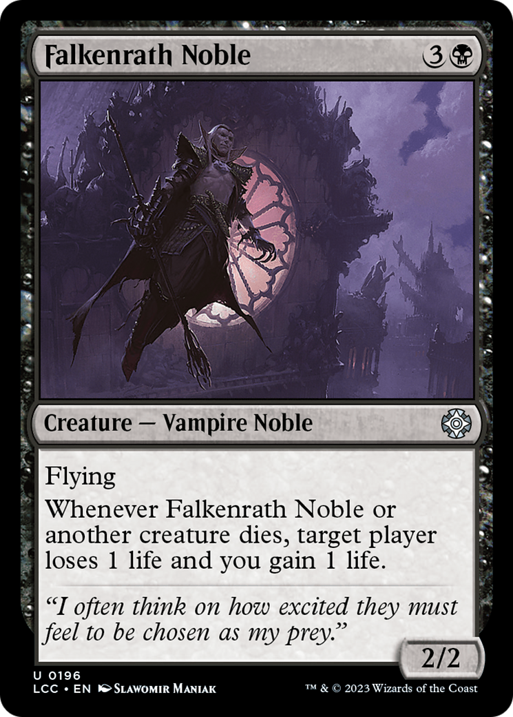 Falkenrath Noble [The Lost Caverns of Ixalan Commander] | Impulse Games and Hobbies
