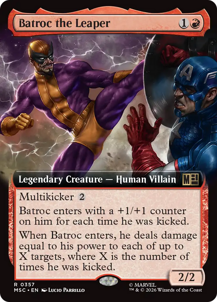 Batroc the Leaper (Extended Art) [Marvel Super Heroes Commander] | Impulse Games and Hobbies
