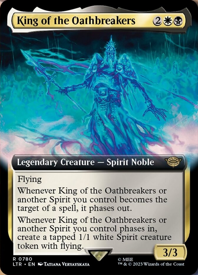 King of the Oathbreakers (Extended Art) (Surge Foil) [The Lord of the Rings: Tales of Middle-Earth] | Impulse Games and Hobbies