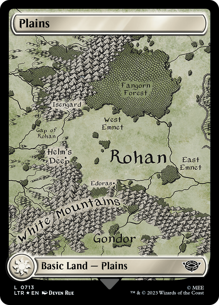 Plains (0713) (Surge Foil) [The Lord of the Rings: Tales of Middle-Earth] | Impulse Games and Hobbies