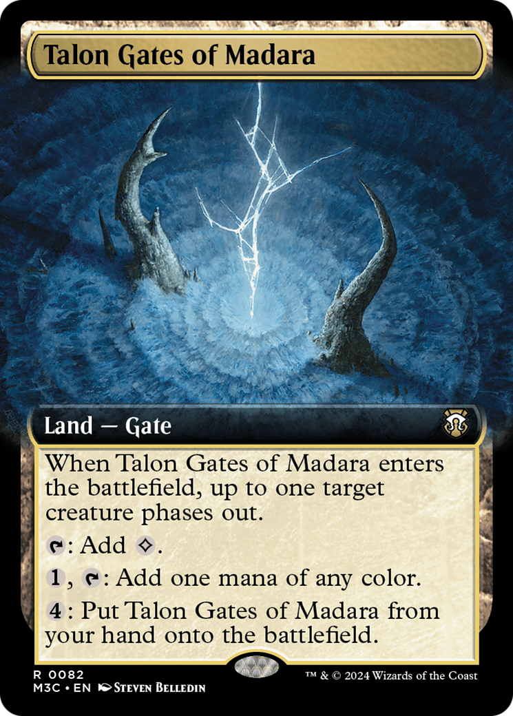 Talon Gates of Madara (Extended Art) (Ripple Foil) [Modern Horizons 3 Commander] | Impulse Games and Hobbies