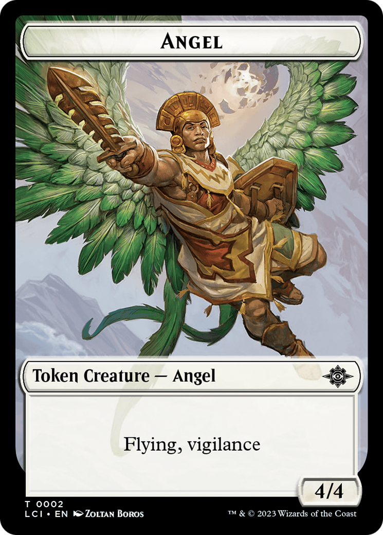 Map // Angel Double-Sided Token [The Lost Caverns of Ixalan Tokens] | Impulse Games and Hobbies