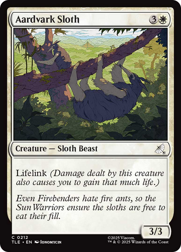 Aardvark Sloth [Avatar: The Last Airbender: Eternal-Legal] | Impulse Games and Hobbies