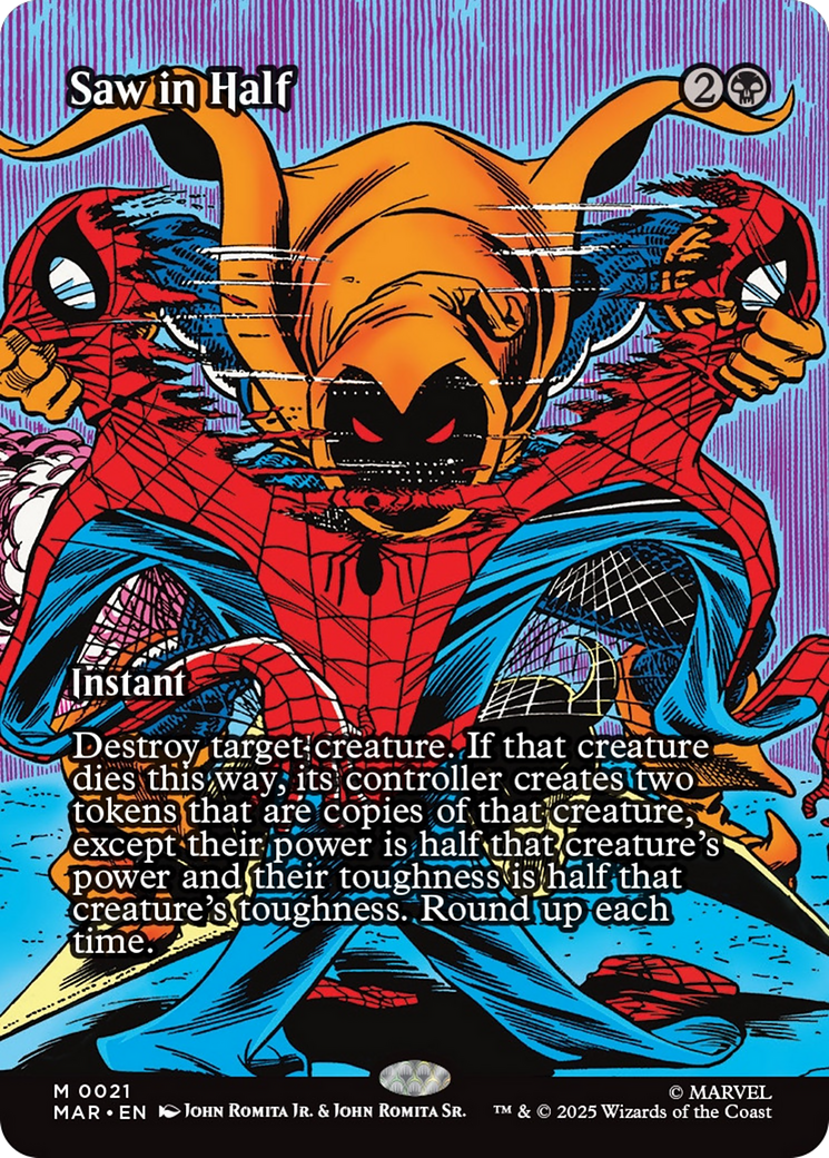 Saw in Half (Borderless) [Marvel Universe: Eternal-Legal] | Impulse Games and Hobbies