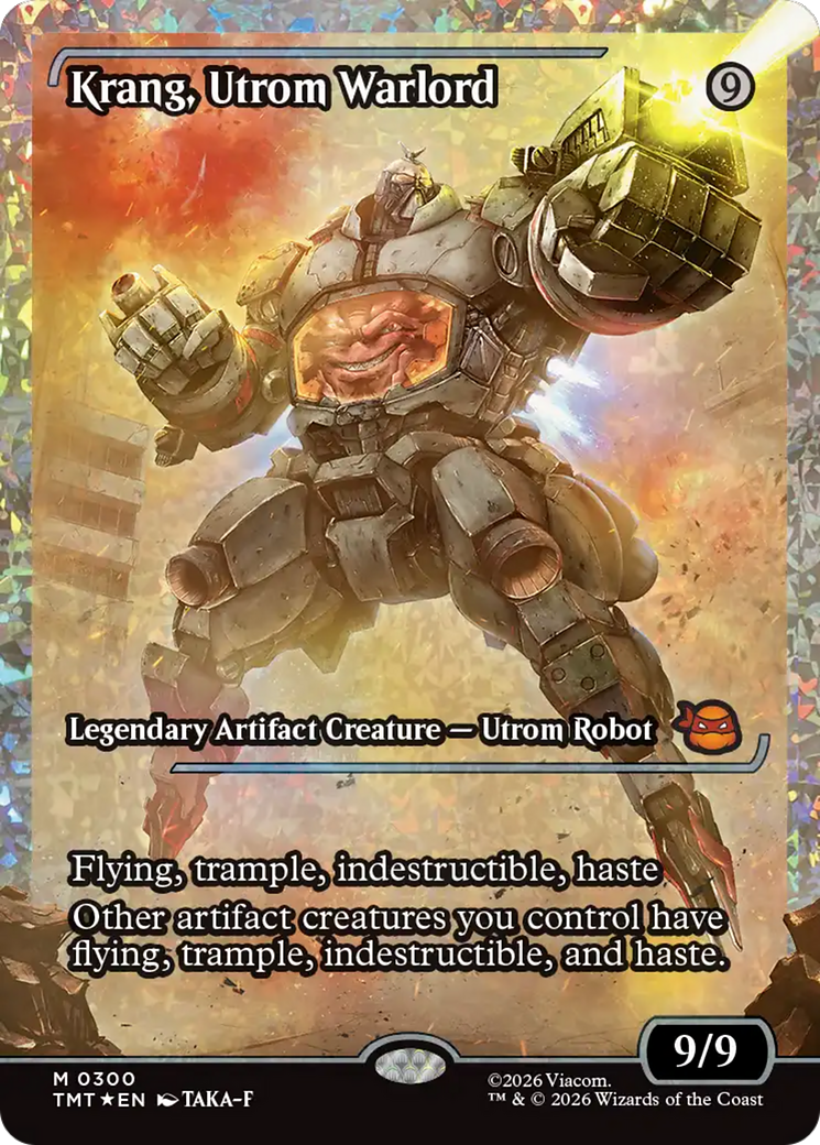 Krang, Utrom Warlord (Showcase) (Fracture Foil) [Teenage Mutant Ninja Turtles] | Impulse Games and Hobbies