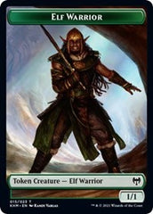 Elf Warrior // Bear Double-Sided Token [Kaldheim Tokens] | Impulse Games and Hobbies