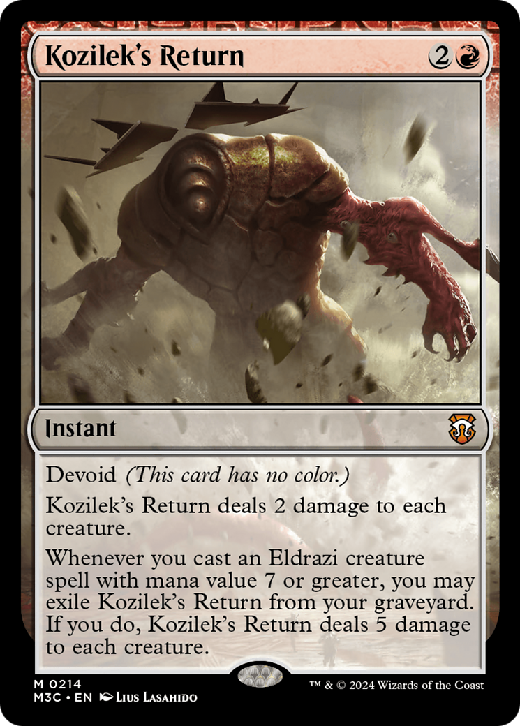 Kozilek's Return (Ripple Foil) [Modern Horizons 3 Commander] | Impulse Games and Hobbies