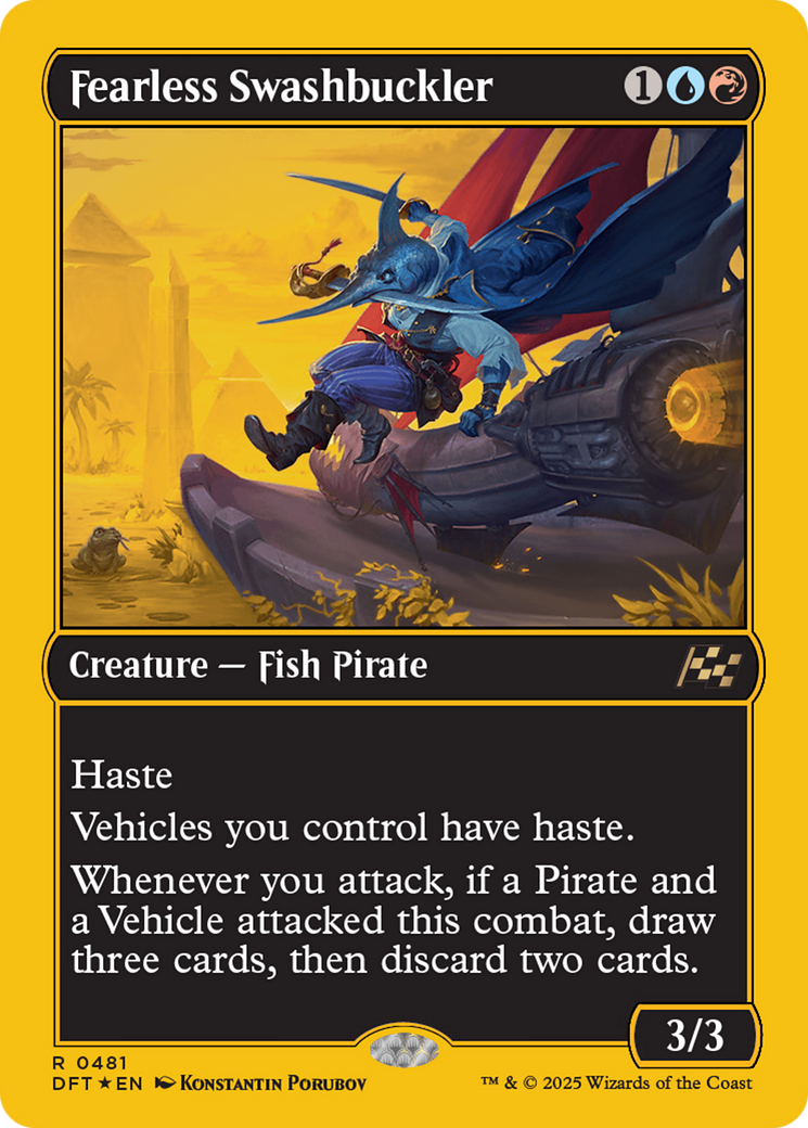 Fearless Swashbuckler (First-Place Foil) [Aetherdrift] | Impulse Games and Hobbies