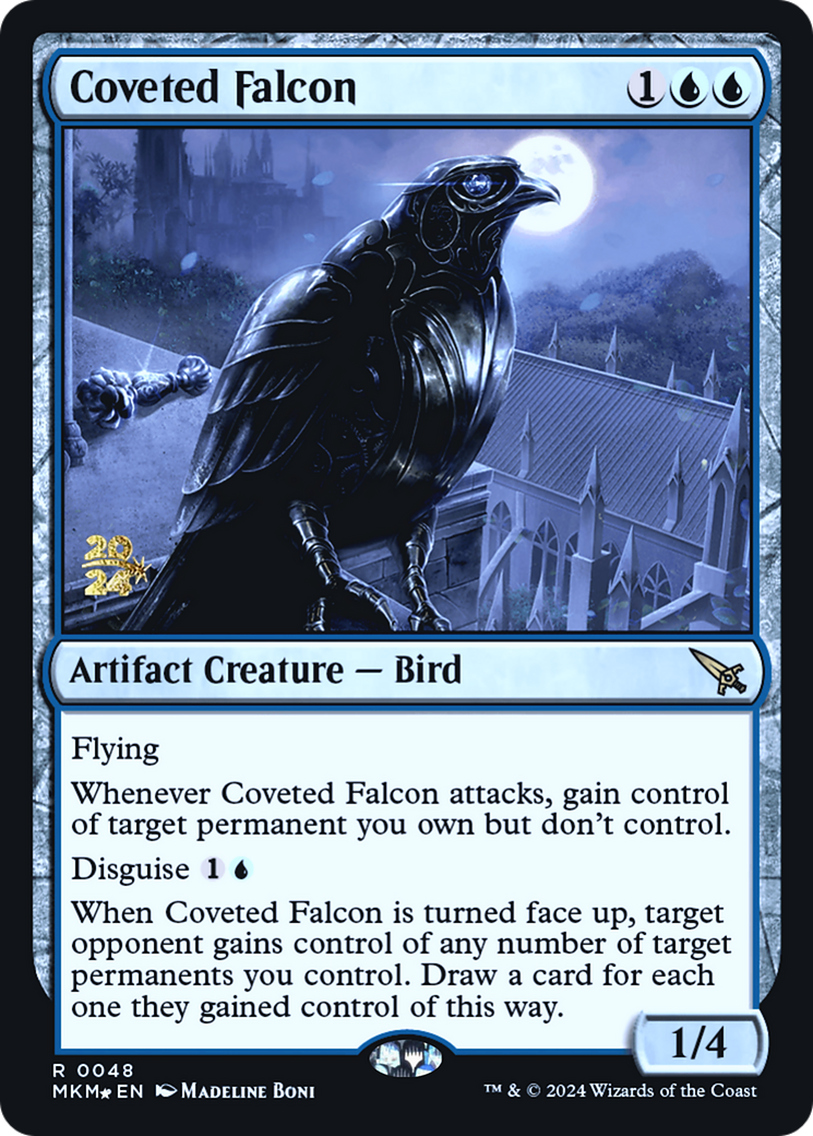 Coveted Falcon [Murders at Karlov Manor Prerelease Promos] | Impulse Games and Hobbies