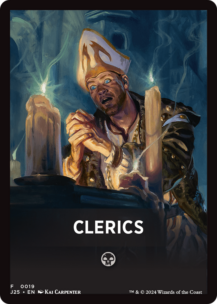 Clerics Theme Card [Foundations Jumpstart Front Cards] | Impulse Games and Hobbies