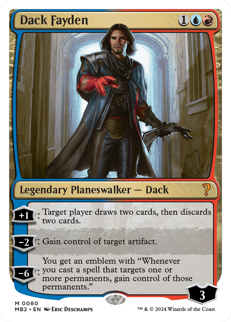 Dack Fayden (White Border) [Mystery Booster 2] | Impulse Games and Hobbies