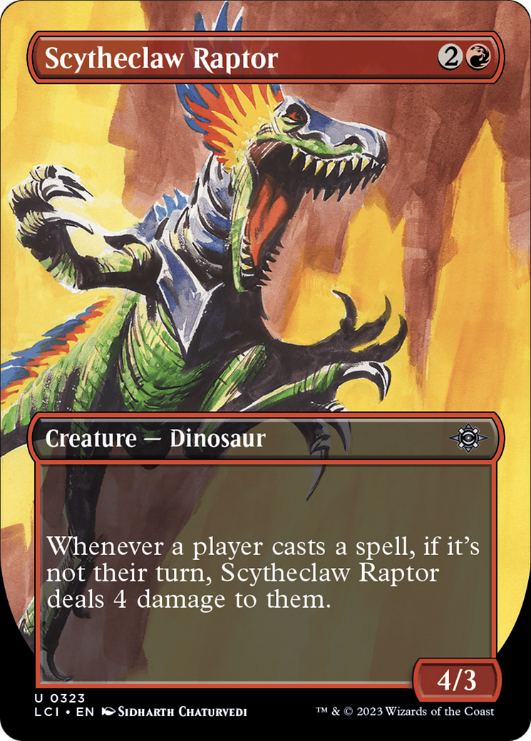 Scytheclaw Raptor (Borderless) [The Lost Caverns of Ixalan] | Impulse Games and Hobbies