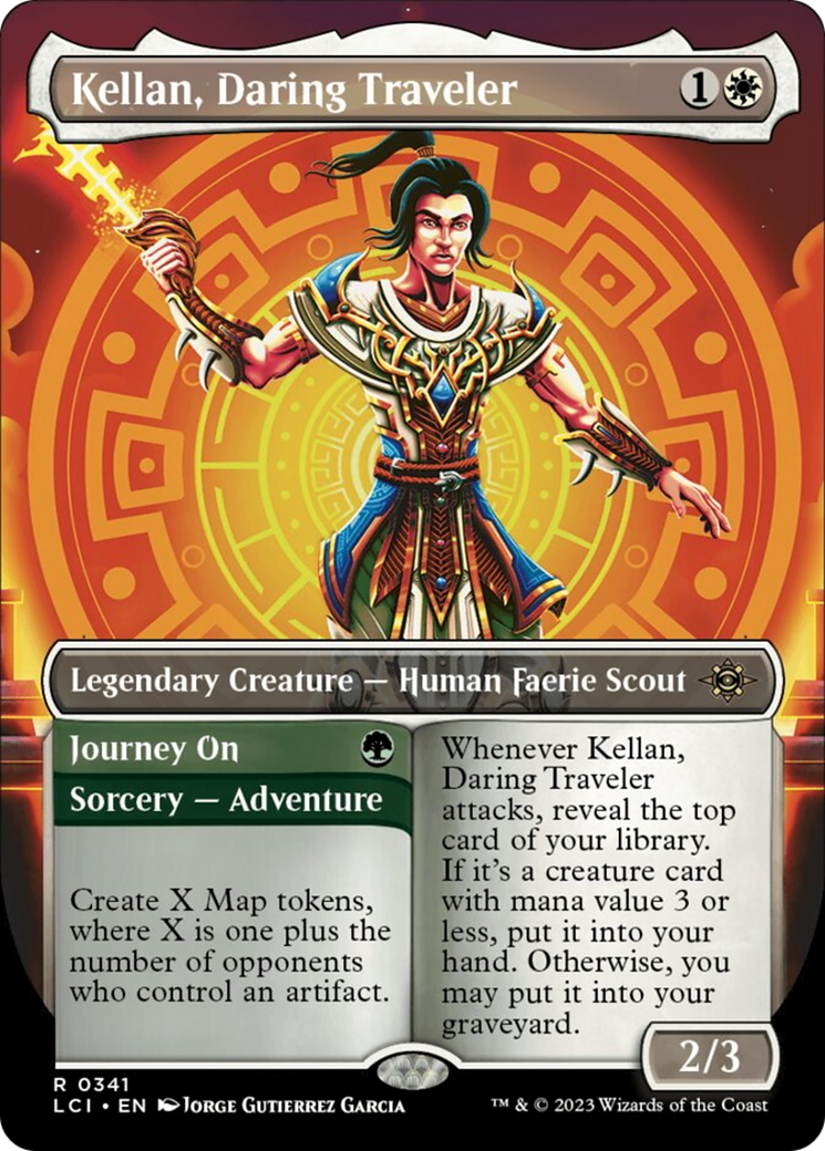 Kellan, Daring Traveler (Borderless) [The Lost Caverns of Ixalan] | Impulse Games and Hobbies