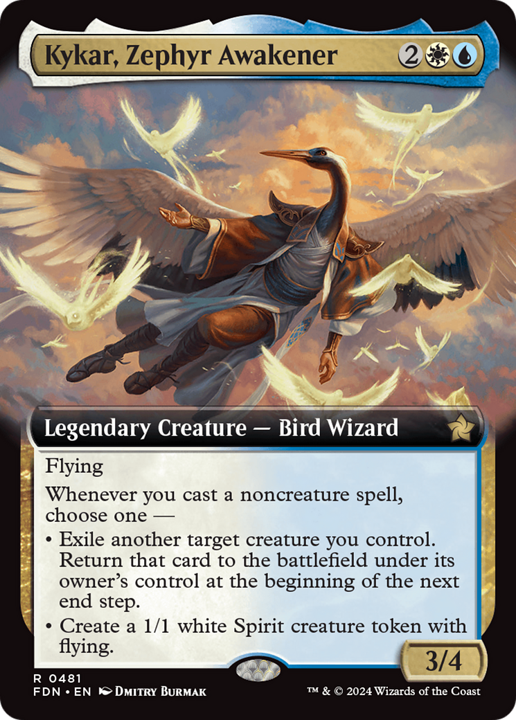 Kykar, Zephyr Awakener (Extended Art) [Foundations] | Impulse Games and Hobbies