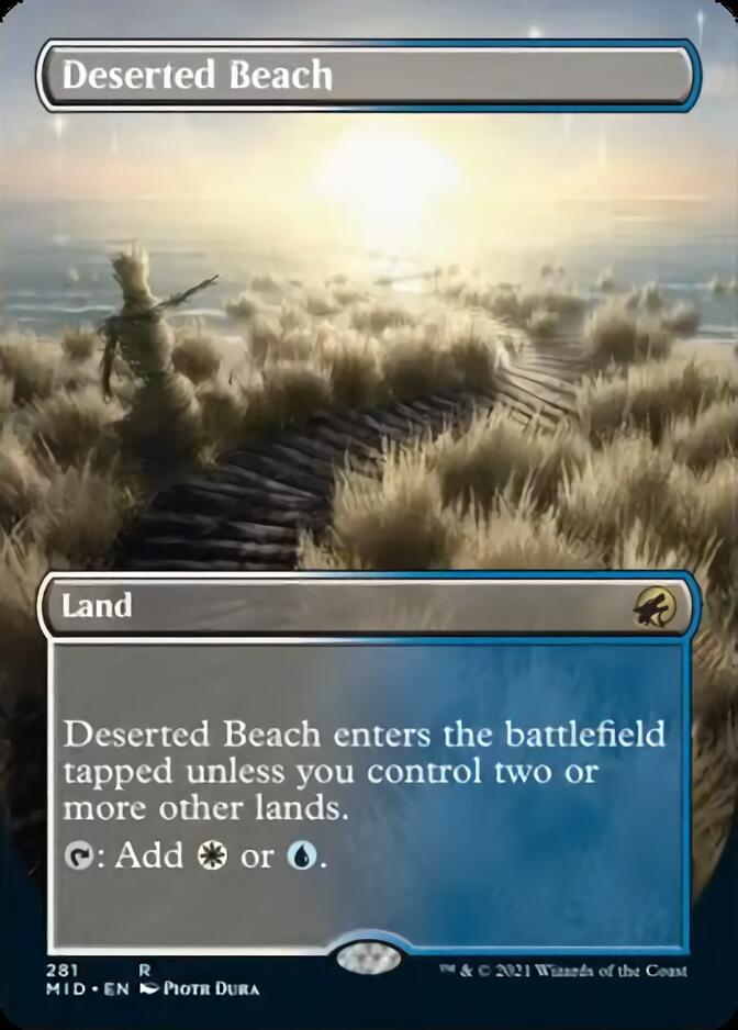 Deserted Beach (Borderless Alternate Art) [Innistrad: Midnight Hunt] | Impulse Games and Hobbies