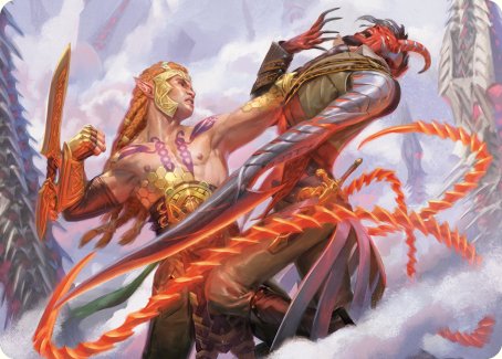 Tyvar's Stand Art Card [Phyrexia: All Will Be One Art Series] | Impulse Games and Hobbies