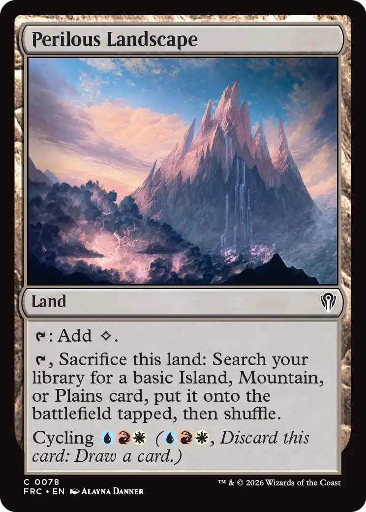 Perilous Landscape [Reality Fracture Commander] | Impulse Games and Hobbies