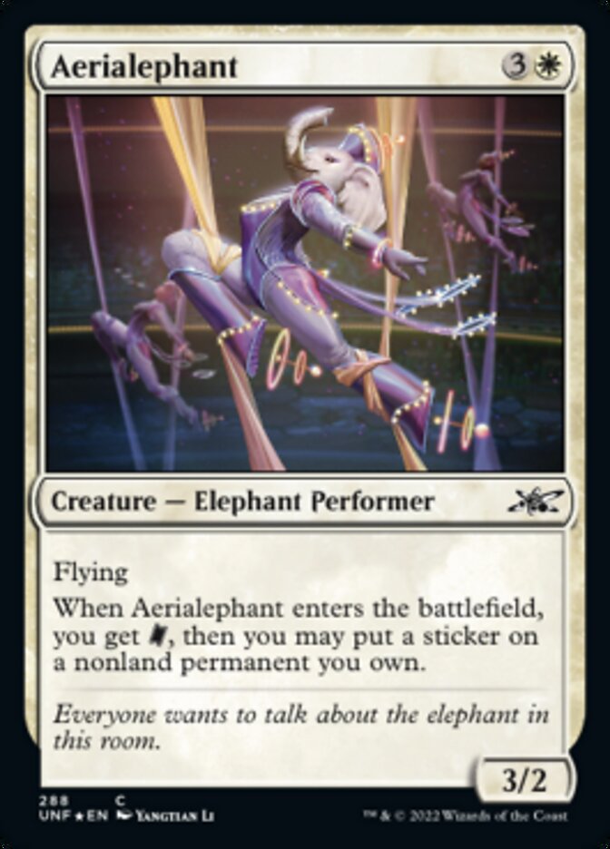 Aerialephant (Galaxy Foil) [Unfinity] | Impulse Games and Hobbies