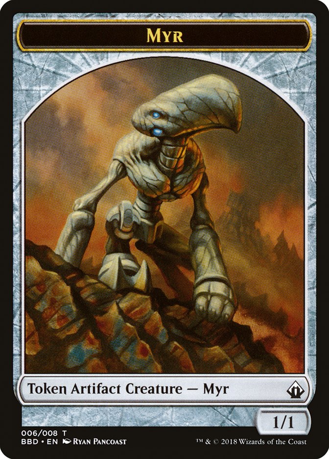 Myr Token [Battlebond Tokens] | Impulse Games and Hobbies