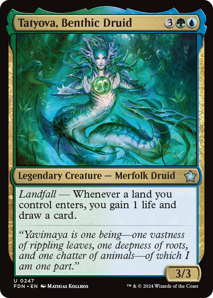 Tatyova, Benthic Druid [Foundations] | Impulse Games and Hobbies
