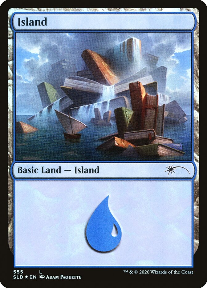 Island (Well Read) (555) [Secret Lair Drop Promos] | Impulse Games and Hobbies