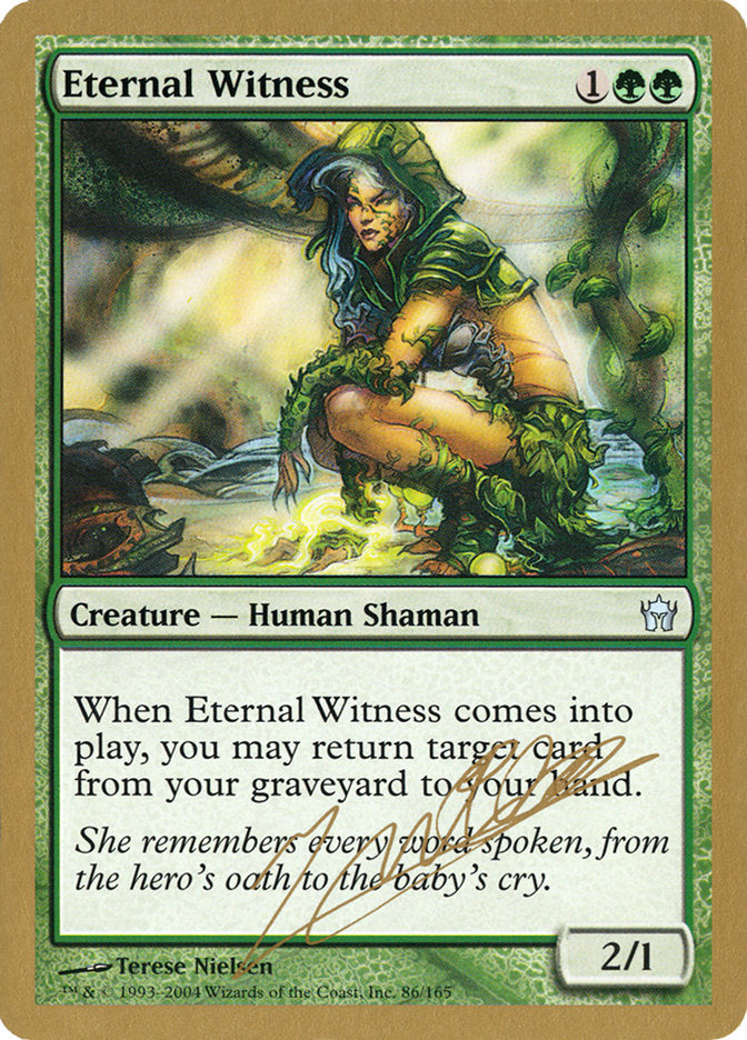 Eternal Witness (Julien Nuijten) [World Championship Decks 2004] | Impulse Games and Hobbies