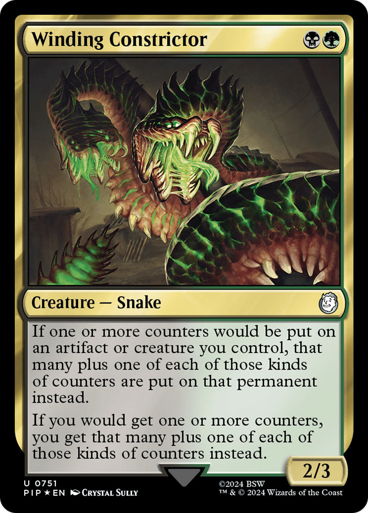 Winding Constrictor (Surge Foil) [Fallout] | Impulse Games and Hobbies