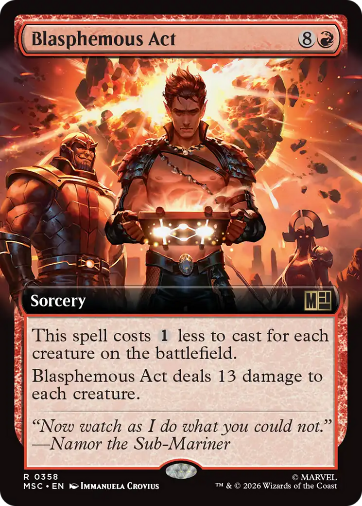 Blasphemous Act (Extended Art) [Marvel Super Heroes Commander] | Impulse Games and Hobbies