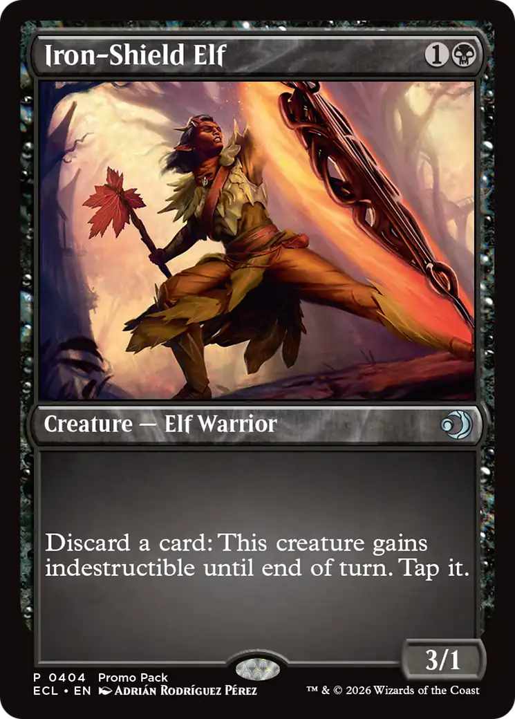 Iron-Shield Elf [Lorwyn Eclipsed Promos] | Impulse Games and Hobbies
