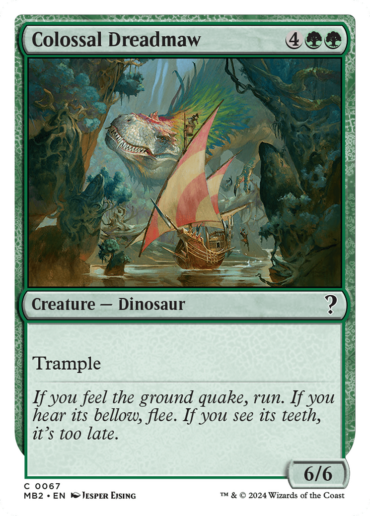 Colossal Dreadmaw (White Border) [Mystery Booster 2] | Impulse Games and Hobbies