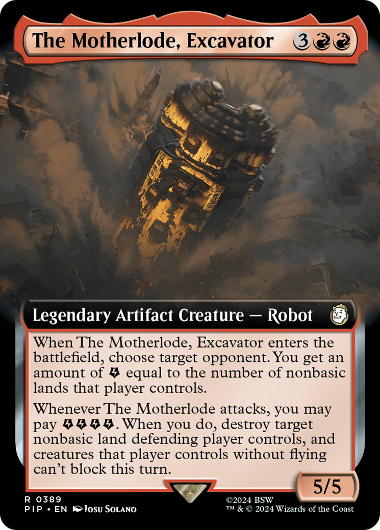 The Motherlode, Excavator (Extended Art) [Fallout] | Impulse Games and Hobbies